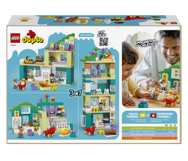 LEGO DUPLO 10470 Nowoczesny dom rodzinny 3 w 1 z figurkami - 1473391 - zdjęcie 13